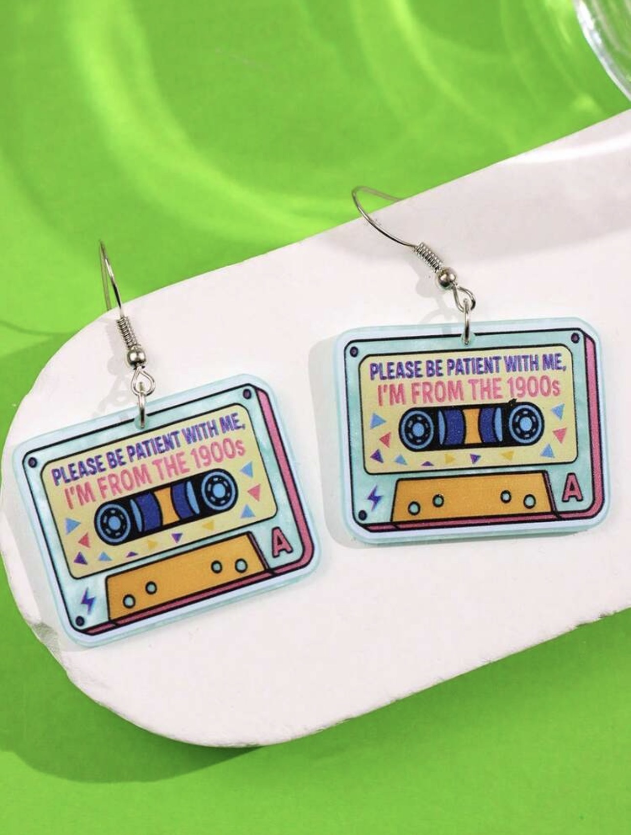 Cassette Tape Design Earrings