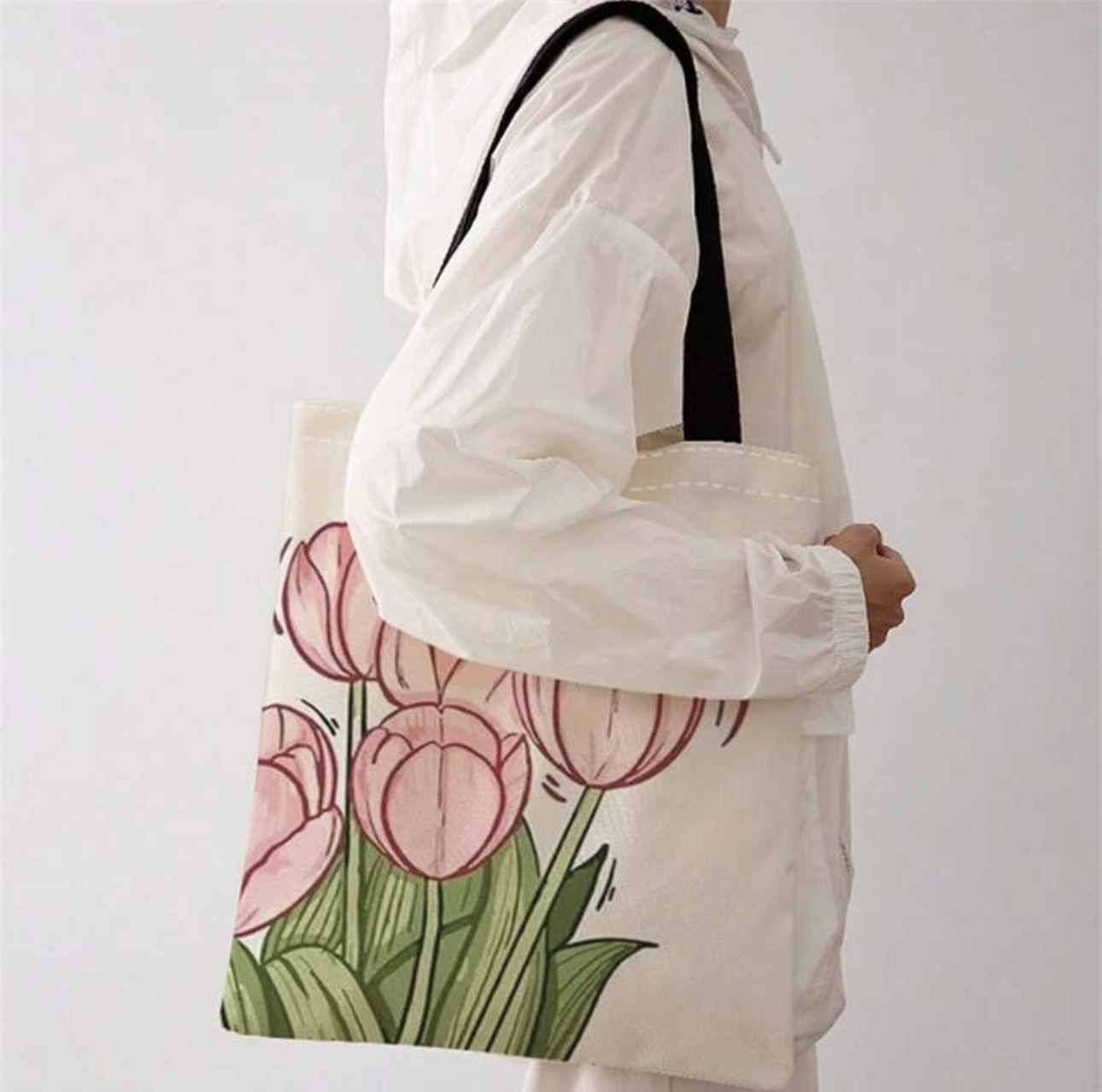 Bloom Pattern Tote Bag