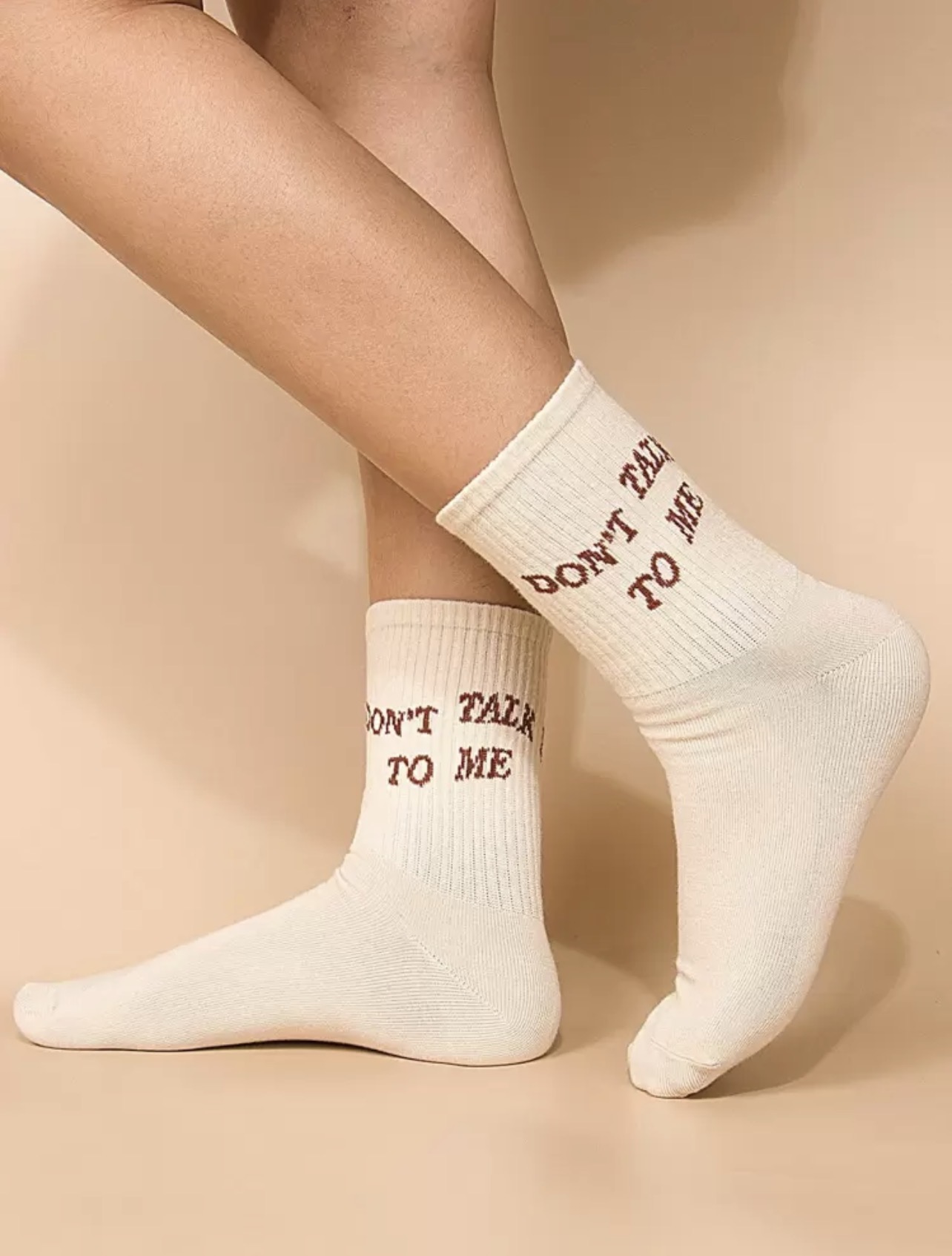Don’t Talk to Me Graphic Socks