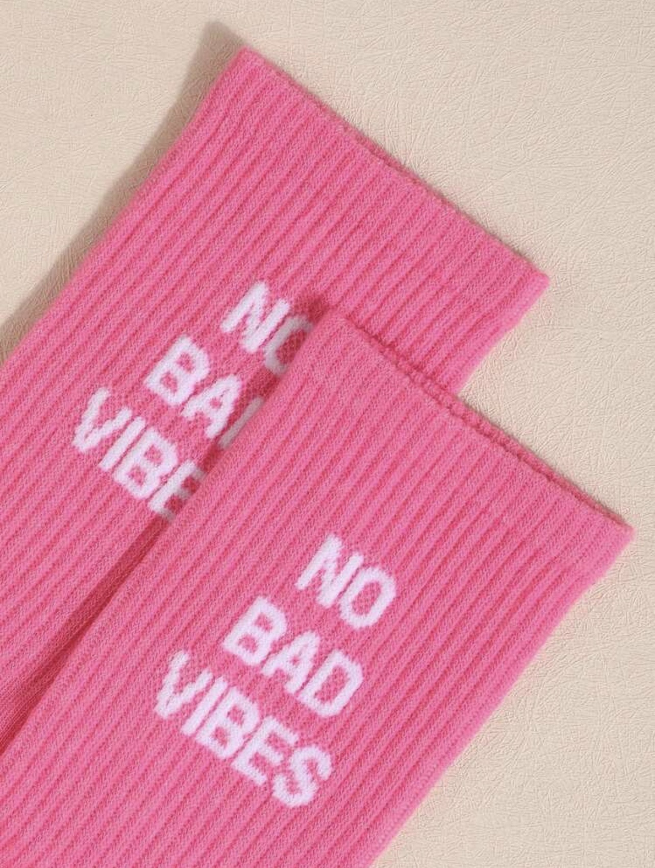 Positive Vibes Crew Socks — alternate