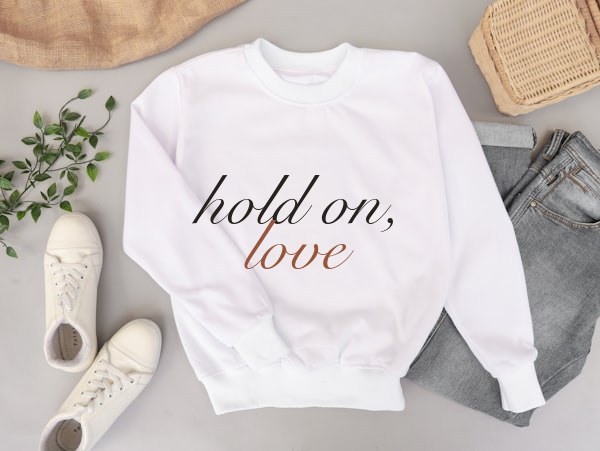 Hand-lettered apparel