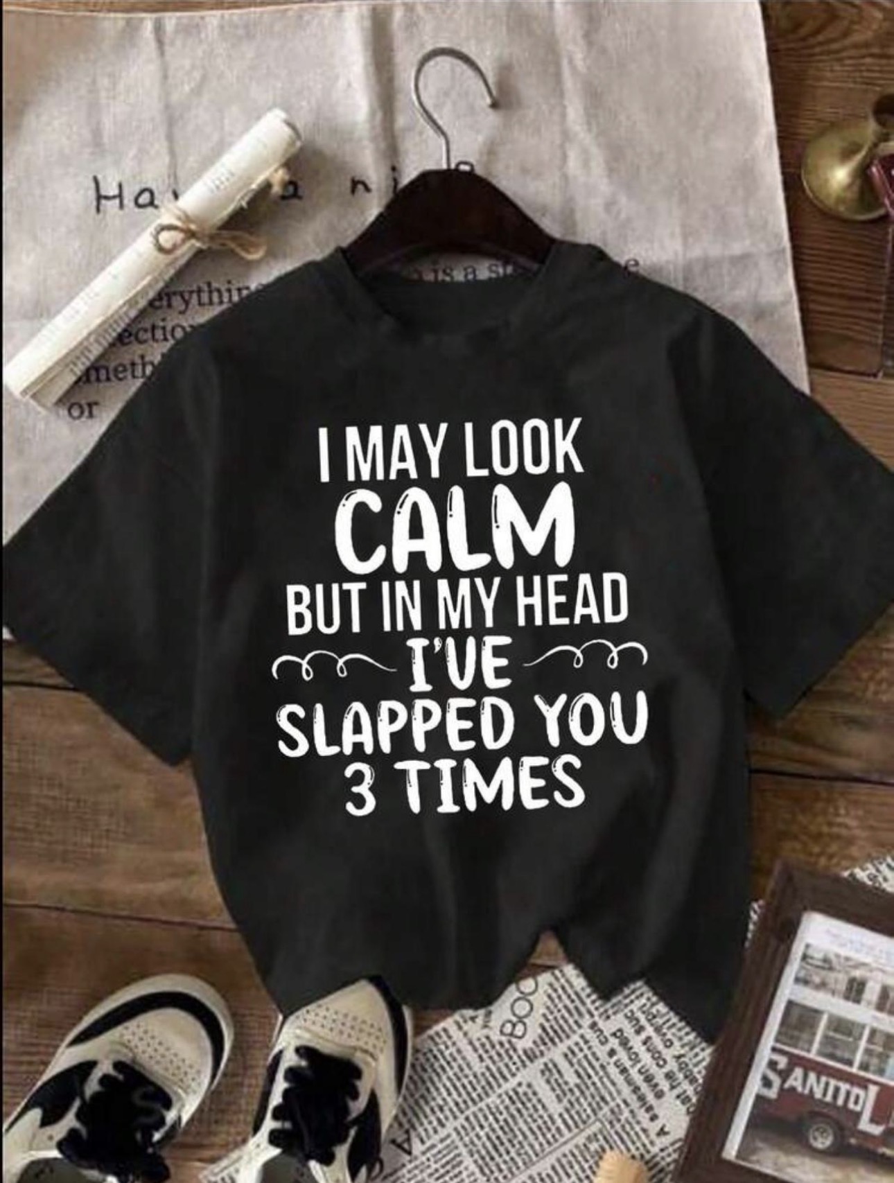 Funny Calm Mood Statement T-Shirt