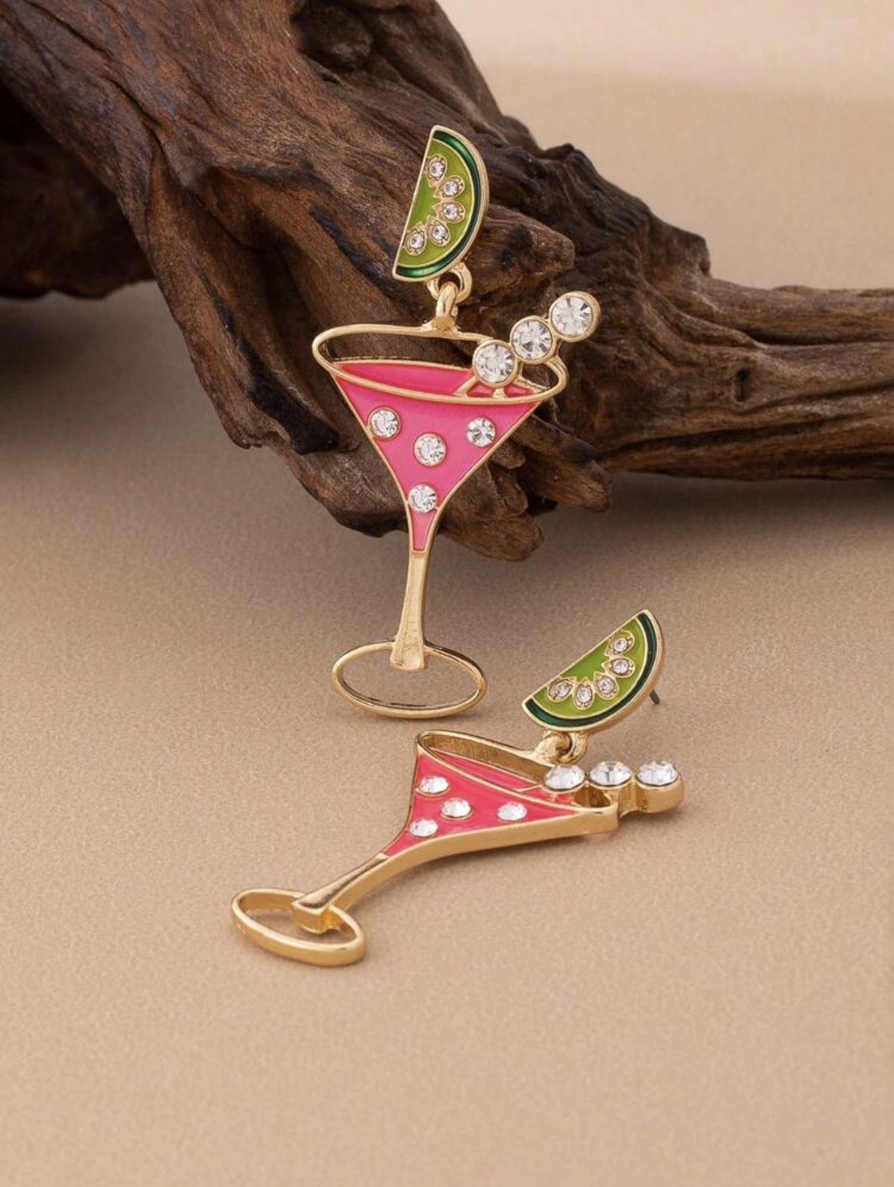 Fresh Juice Acrylic Earrings — alternate