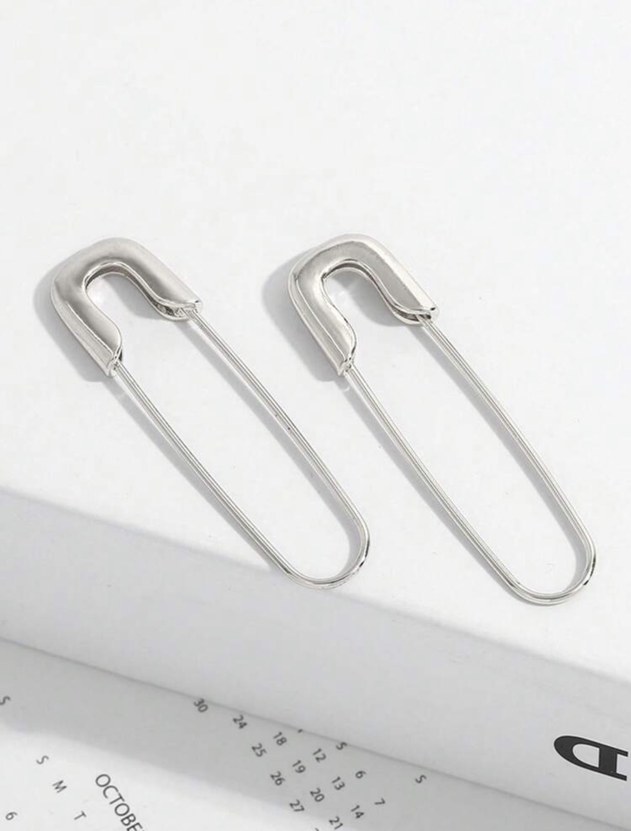 Simple Hair Pin Inspired Earrings — alternate
