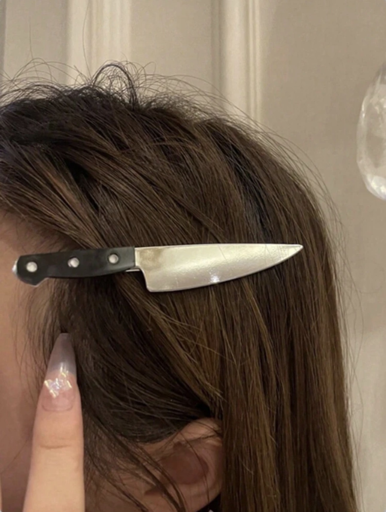 1 pc Edgy Knife Hair Accessory — alternate