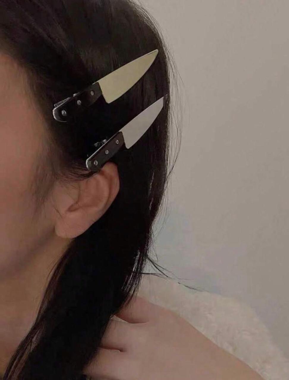 1 pc Edgy Knife Hair Accessory