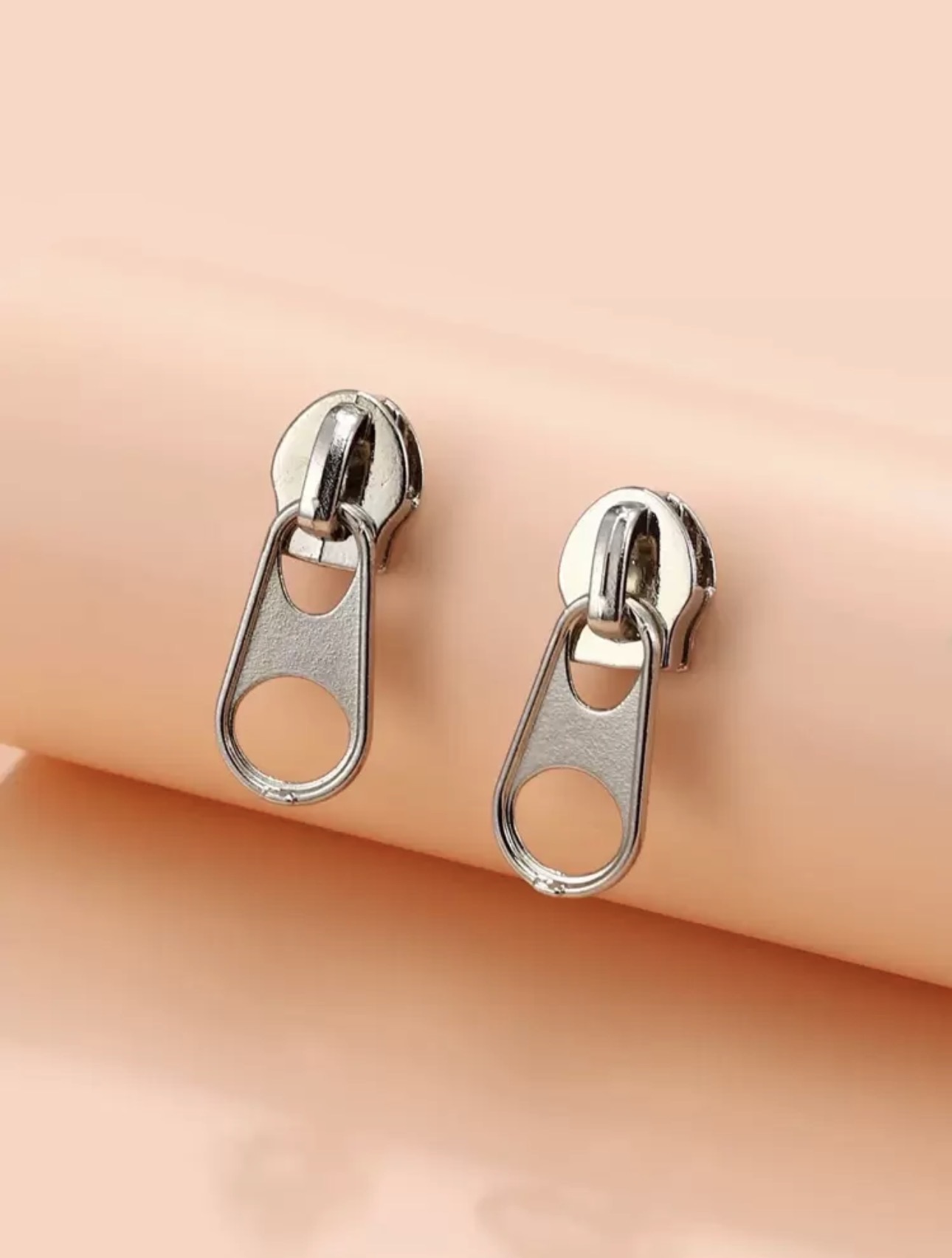 Zipper Decor Earings